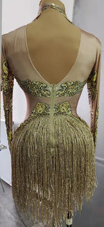 Load image into Gallery viewer, Golden Goddess Bodysuit
