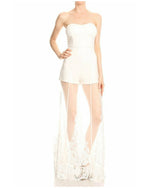 Load image into Gallery viewer, White Romper Dress
